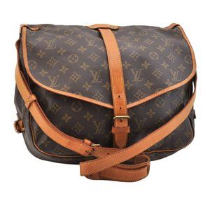 Auth Louis Vuitton Saumur 35 Crossbody #32939L58B